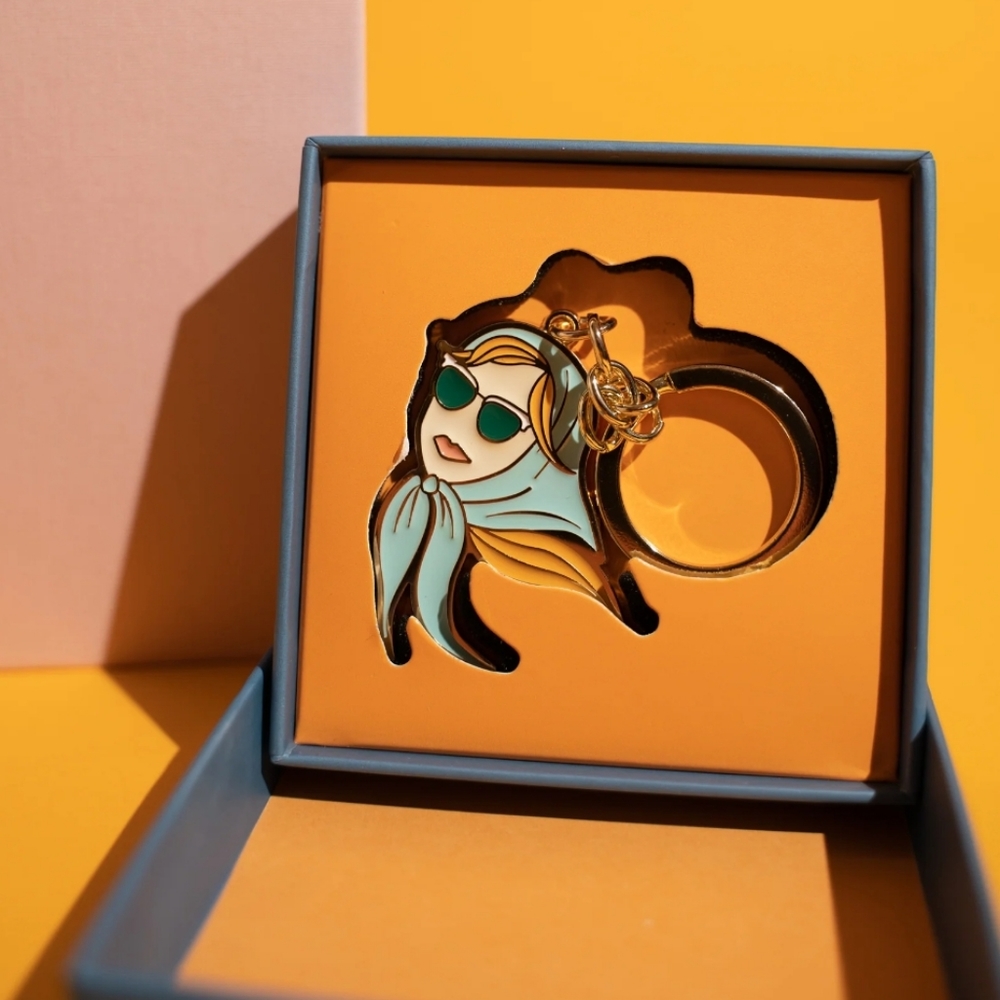 Archer & Olive Convertible Life Enamel Keychain